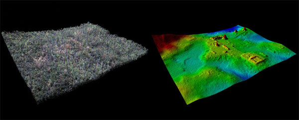 Zaginione miasto Majów na danych LiDAR