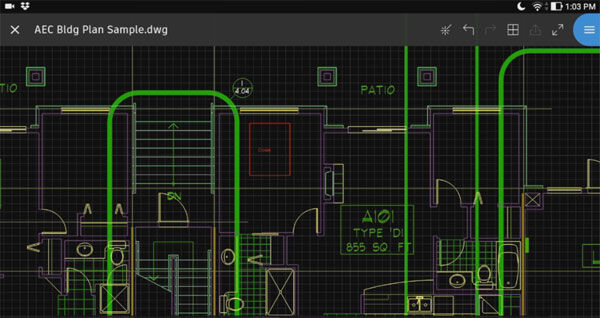 Mobilna aplikacja AutoCAD 2019