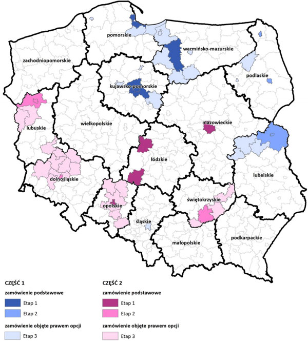 Przetarg GUGiK na aktualizację BDOT10k