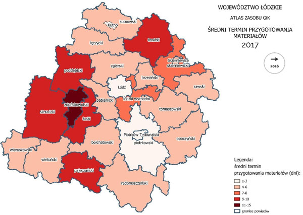 Atlas danych zasobu geodezyjnego i kartograficznego