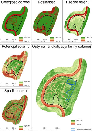 Dobór optymalnej lokalizacji pod budowę farmy słonecznej