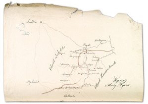 Kopia fragmentu mapy A. Mayera von Heldensfelda