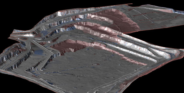 Modele 3D wyrobiska w Małogoszczu (woj. świętokrzyskie) obrazujące zachodzące zmiany