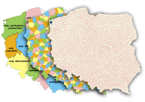 Zmiany na mapie Polski od 2011 roku <br />
fot. Wikipedia