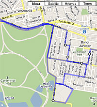 Przeciąganie trasy w Google Maps API