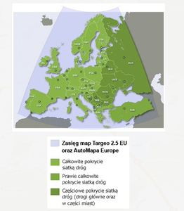 Mapy Europy w Targeo