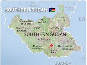 Sudańczycy uzupełniają mapę