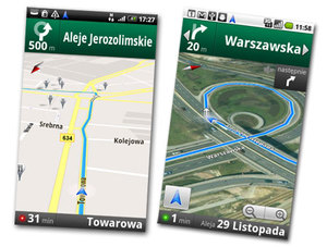 Darmowa nawigacja Google'a w Polsce