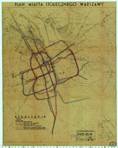 Plan warszawskiego metra z 1938 r. w sieci