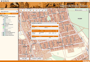 Zabytki i księgi wieczyste w toruńskim geoportalu <br />
mapa.um.torun.pl