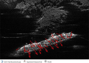 Costa Concordia monitorowana z orbity   <br />
Ruch w dniach 19-23 stycznia