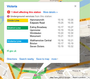 Problemy z metrem na mapach Google'a