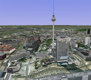 OGC prezentuje CityGML 2.0 <br />
Berlin w Google Earth