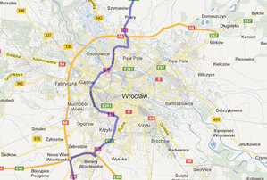 Google poprowadzi przez remonty <br />
Wrocław w Google Maps