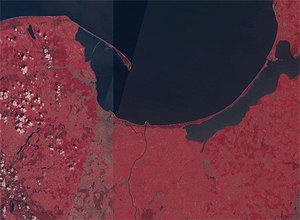 Wielu chętnych na powodziowy geoportal <br />
fot. Landsat