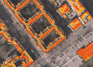 Wielu chętnych na słoneczne mapy stolicy <br />
Mapa potencjału słonecznego Wiednia