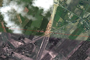 BiT na nowych zdjęciach w Google Earth <br />
Autostrada A1 w okolicach Torunia