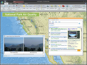 Efektowna prezentacja w ArcGIS Explorer 