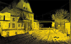 Zeskanowano okolice dworca w Poznaniu <br />
fot. Scanning 3D