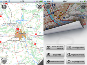 Mobilny geoportal tym razem na iPhone'a