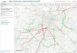 Dane z wroSIP w ArcGIS Online