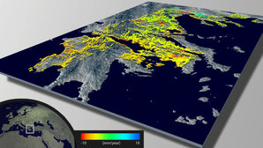 Satelity precyzyjnie mierzą deformacje Europy