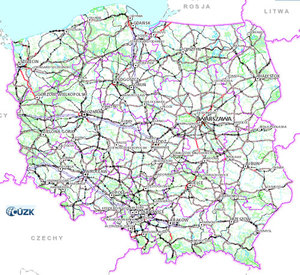 Polska w nowych barwach w Geoportalu