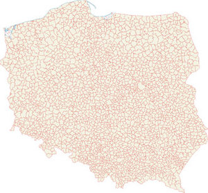 Zmiany na mapie Polski w rozporządzeniu <br />
fot. Wikipedia/Aotearoa