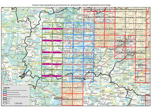 Pomorskie zamawia kolejne arkusze mapy topograficznej