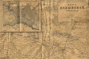 XIX-wieczna mapa Wołynia w białostockiej bibliotece