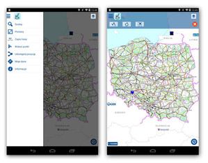 Nowy interfejs mobilnego Geoportalu