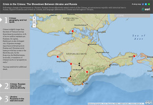 Konflikt rosyjsko-ukraiński na internetowej mapie
