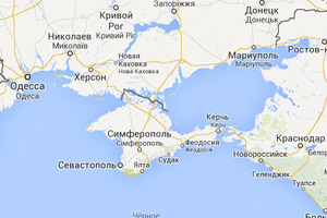 Krym w trzech wersjach na Google Maps