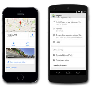 Mobilne Mapy Google bardziej off-line
