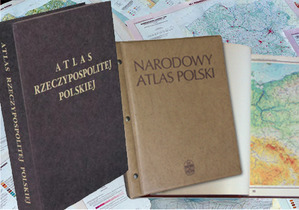 Będzie aktualny atlas narodowy? <br />
Na fot. atlas z lat 1993-98 oraz 1973-78
