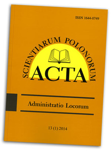 Acta o wartości i zarządzaniu nieruchomościami