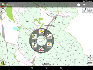 mLas mini: oglądaj geodane na tablecie