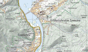 GUGiK pokazał nowe mapy topograficzne <br />
Mapa w skali 1:25 000