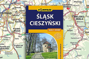 Mapa turystyczna Śląska Cieszyńskiego