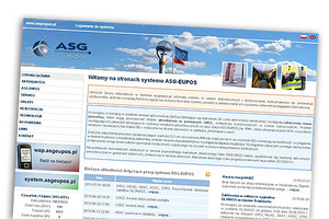 Przeniesienie serwera informacyjnej strony ASG-EUPOS