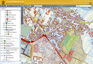 Portal mapowy Łomży