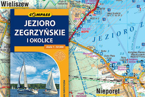 Jezioro Zegrzyńskie na mapie