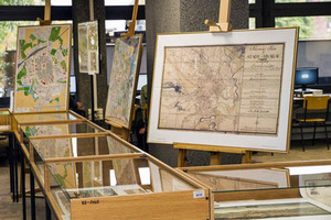 Wystawa historycznych map w Toruniu <br />
fot. Marta Waliszewska (Biblioteka Uniwersytecka w Toruniu)
