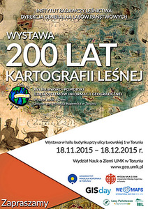 Wystawa "200 lat kartografii leśnej" w Toruniu