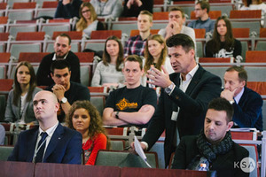 Owocne spotkanie studentów z przedsiębiorcami w Krakowie <br />
fot. Krakowska Studencka Agencja Fotograficzna