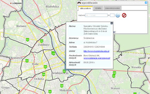 Nowe warstwy w stołecznym geoportalu
