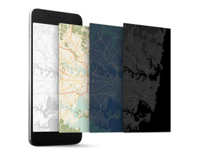 Mobilne Mapy Google w różnych barwach