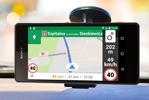 Rysiek wyświetli ograniczenia prędkości i fotoradary w Google Maps