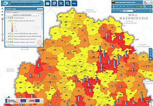 Nowe warstwy dotyczące scaleń w łódzkim geoportalu