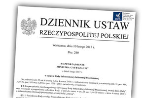 Nowe rozporządzenie o Radzie IIP